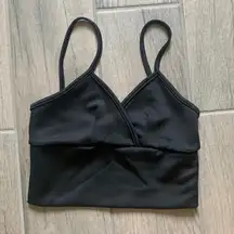 Boohoo black crop top