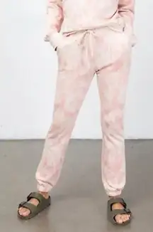 NWT Rails x Susan‎ G Komen Tie Dye Joggers Sz L Pull On Pink Lounge Pants Casual