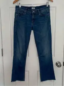 Mother The‎ Runway Crop Jeans in Stardust sz 28