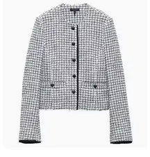 Rag & Bone collarless houndstooth blazer NEW