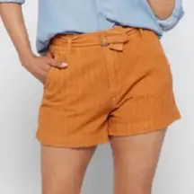 Kut From The Kloth Justine‎ Belted Shorts Size 16 Burnt Orange NWT