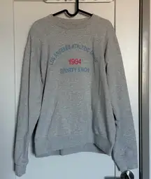 Sporty & Rich Gray Sweatshirt and Shorts Set