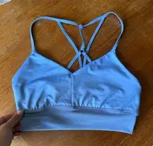 Alo Women's Blue Strappy Bralette