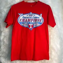 MLB World Series American League Champions 2010 Texas Rangers T-shirt