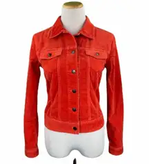 1969 Red Lily Flap Corduroy Jacket