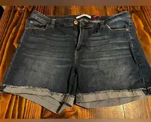 Celebrity Pink Dark Blue Jean Shorts