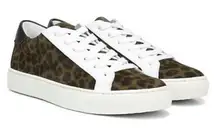 Veronica Beard Suede Leopard Bibi Sneakers Size 10