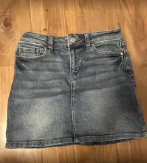 Denim Mini Skirt