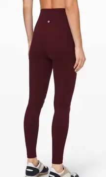 Super High Rise Align Leggings 28” Size 2 Garnet