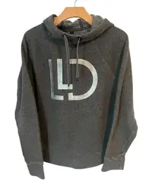 LaLuneDuCiel Hoodie Womens Size Medium Gray Pull Over Sweatshirt Jacket LLD Logo