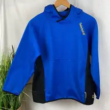 Timberland Blue & Black Long Sleeve Hoodie Sweatshirt M