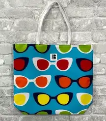 Estee Lauder X Lisa Perry Colorful Sunglasses Tote Bag