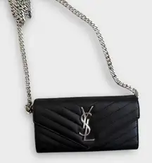 Saint Laurent YSL Grain de Poudre Wallet - ALL INCLUSIONS