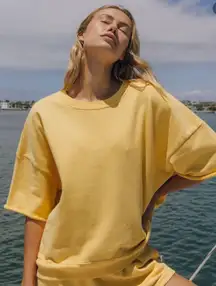 Daily Drills Cropped Sleeve Crew