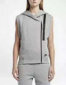 Nike Tech | grey cape vest hoodie