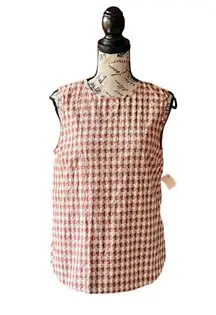 J Crew womens Jet Set Geo. Multiple Sleeveless Blouse pullover lightweight 2