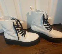 White Platform Boots
