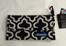 Kavu Black and White Patterned Wallet
