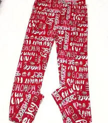 Two left feet small/medium soft Christmas leggings