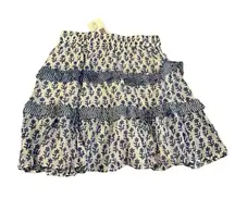 Oliphant Flirty Skirt in Flora Blue