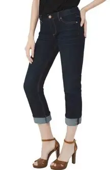 White House Black Market Jeans Dark Wash Cropped Slim Jeans Women’s Size 4 WHBM