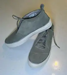 Toms Womens Sneakers Light Olive Green 7.5 Lace Up Casual Sporty Everyday EUC