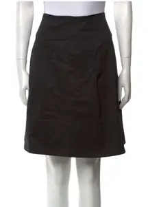 Vince Knee Length Skirt Black Size M US 8 A Line Classic Style