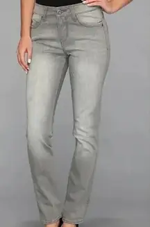 Levis Womens Jeans 10M Medium‎ Gray Skinny Leg Mid Rise Flatters Flaunts Cotton