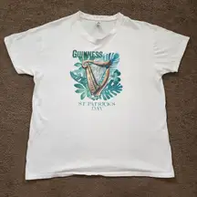 White Guinness St.Patrick's Day Tee, Women's XL