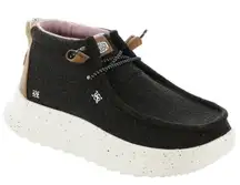 NWT Hey Dude Wendy Peak Hi Wool Moccasin Sneakers Cocoa Brown Ankle Booties