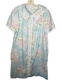 Vintage Floral Robe House Coat‎