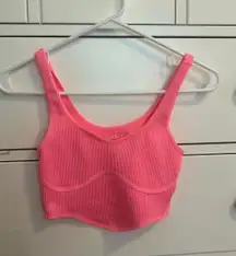 Pink Crop Top