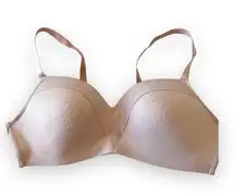 Soma Cooling Wireless Soft Stretch Bra Size 40D Light Tan Comfort Support Cool