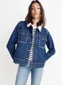 MADEWELL NORTHWARD CROPPED DENIM JACKET