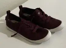 Roxy Burgundy Sneakers with White Soles