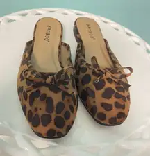 Women's Bamboo Leopard Print Sequence Size 5.5‎ New S-311