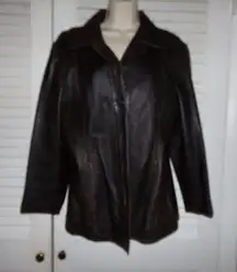 Vintage Wilsons The Leather Experts Maxima brown leather jacket L Excellent 80s