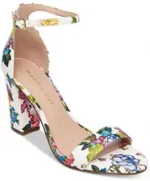 Madden Girl Bella Two-Piece Block Heel Sandals Size 9.5 NWOB‎