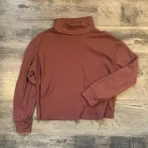 Dark pink/rose waffle knit sweater