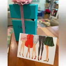 NWT Tieks Card Holder Case Mini Wallet in Leopard Print