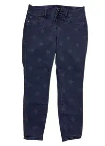 Torrid Women's Size 16 Black Star Print High Waist Skinny Jeans Plus Size