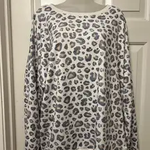 Super Soft Leopard Print Sweatshirt