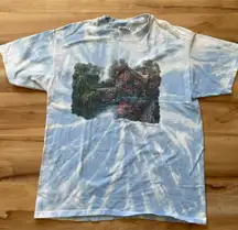 Vintage Tie Dyed Carl Vatene Art Work Tee Shirt 