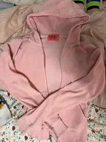 Juicy Couture Velour Zip-Up Jacket Pink