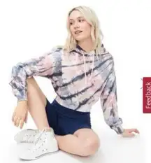 AEROPOSTALE | Tie Dye Cropped Fleece Lined Hoodie Sweatshirt Sz S