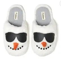 Dearfoams Cozy Comfort Unisex Critter Snowman Scuff Slippers women’s 9-