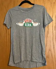 FRIENDS Central Perk Gray Short Sleeve Shirt