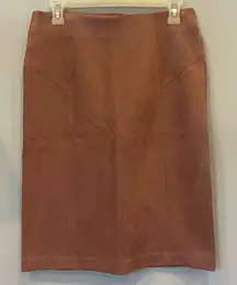 Rose color Suede Pencil Skirt Marc New York small new