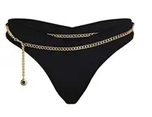 WEWOREWHAT Delilah Belted Bikini Bottoms