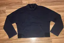 Lululemon Light as Warmth Crew  8 Dark Gray‎ Casual Pullover Sweatshirt Workout